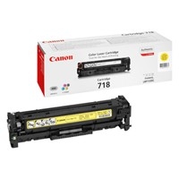 Original Canon 718Y (2659B002AA) Yellow Toner Cartridge